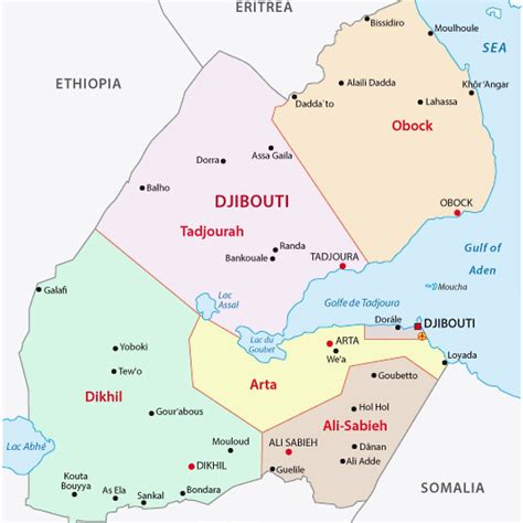 Djibouti Africa Map – Topographic Map of Usa with States