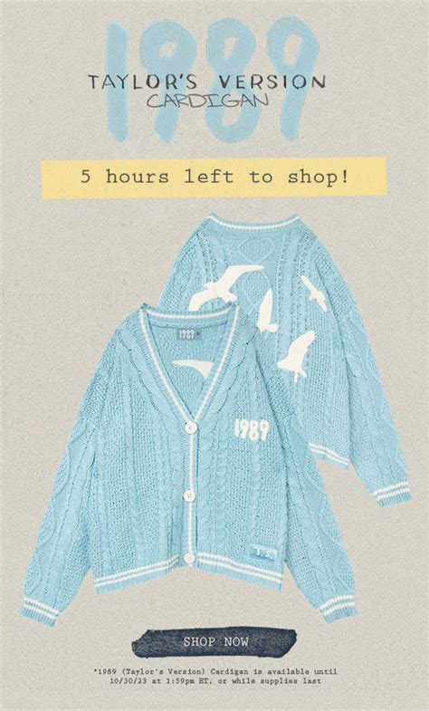 How To Buy Taylor Swift’s ‘1989’ Cardigan – GoneTrending