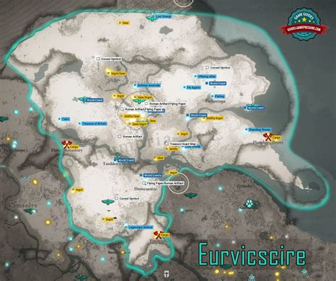 Assassins Creed Valhalla: Eurvicscire map - gamepressure.com