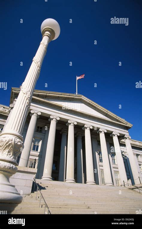 Treasury Department Building. Washington D.C. USA Stock Photo - Alamy