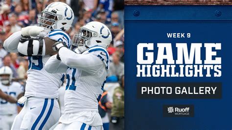 Game Highlights: Colts at Patriots, Week 9