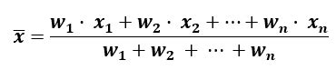 Weighted Average Formula