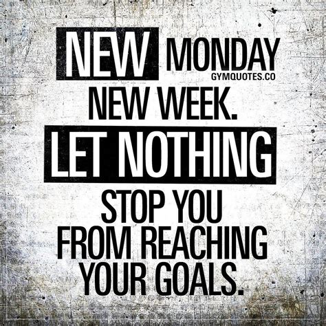 It’s a new week! Let’s crush 💥those goals! Sport Motivation, Fitness Studio Motivation, Monday ...