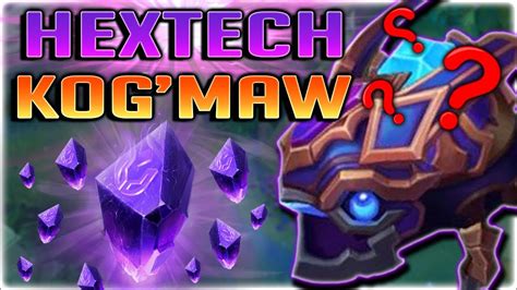 NEW GEMSTONE SKIN?! HEXTECH KOG'MAW IS BEAUTIFUL!! LETHAL TEMPO KOG'MAW ...