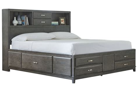 Caitbrook Queen Storage Bed | Ashley Furniture HomeStore | King storage bed, Bed frame with ...