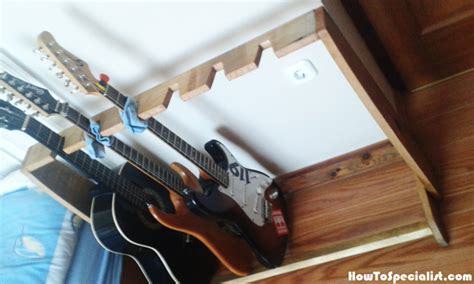 DIY Guitar Rack | HowToSpecialist - How to Build, Step by Step DIY Plans