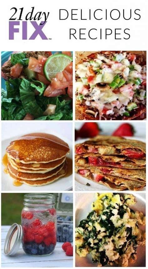 Delicious Clean Eating 21 Day Fix Recipes