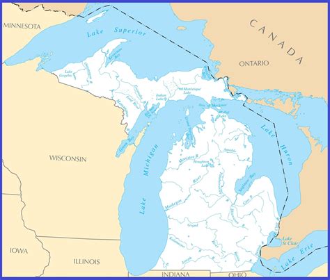 Rivers In Michigan Map – Interactive Map