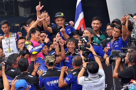 CELEBRATORY RACE FOR YAMAHA THAILAND RACING TEAM IN BURIRAM - FIM Asia ...