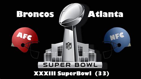 1999 Super Bowl XXXIII Falcons Vs Broncos - YouTube