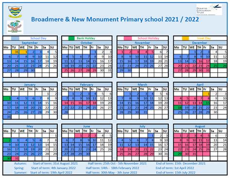 Term Dates - Broadmere Primary