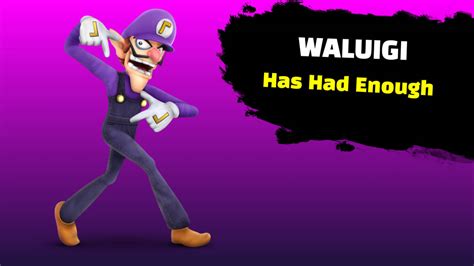 Fan Made Smash Character Reveal #5: Waluigi by WarioPaint546 on DeviantArt