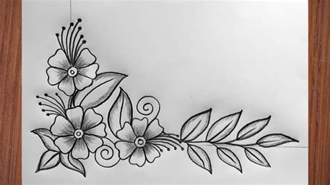 Easy Flower Border Designs To Draw | Best Flower Site