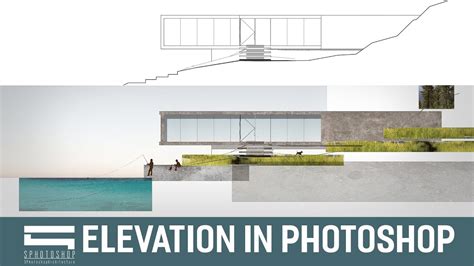 Make Elevation Rendering - Photoshop Architecture - Dezign Ark