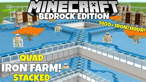 How To Make An Iron Farm In Minecraft Bedrock : I didn't bother with iron golem farms on my ...