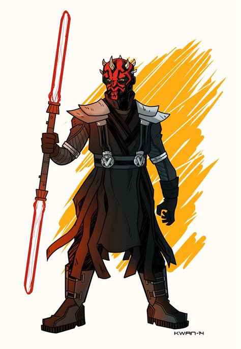 Quick re-design. | Darth maul, Darth, Mandalorian