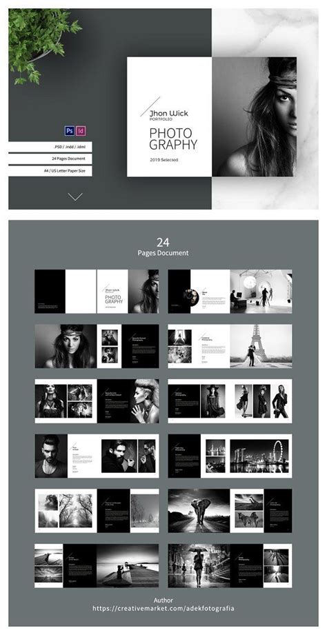 Art Portfolio Template Pdf - Download Free Mock-up