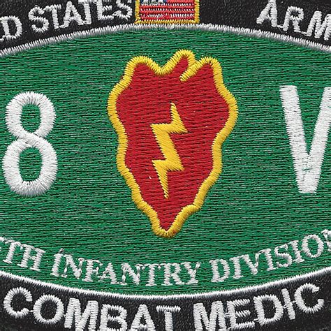 Army 25th Infantry Division MOS 68W Combat Medic Patch