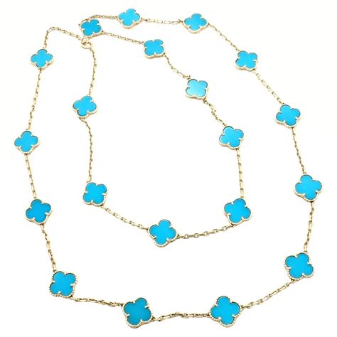 This Turquoise Van Cleef & Arpels Alhambra Necklace Is a Rare and Alluring Find | The Study