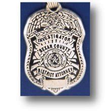 Bexar County, Texas District Attorney Badge Charms