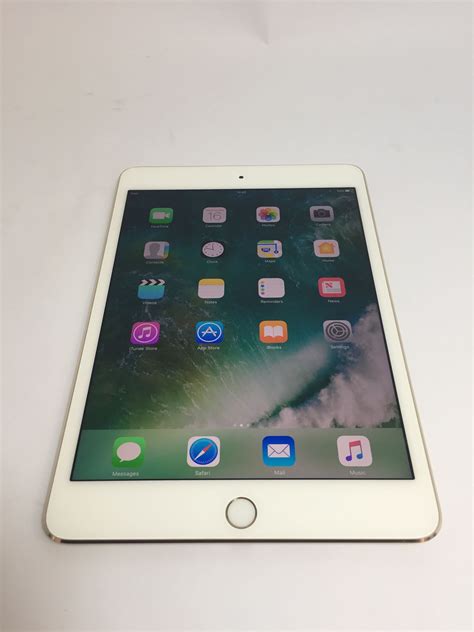 APPLE IPAD MINI 4, A1538, 16GB, ROSE GOLD, IOS 10.1.1, WIFI, IPAD ...