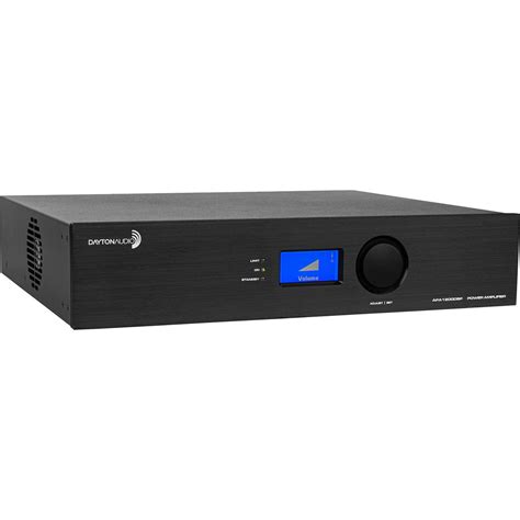 Dayton Audio APA1200DSP 1200 Watt Subwoofer Amplifier with Integrated Digital Signal Processing ...