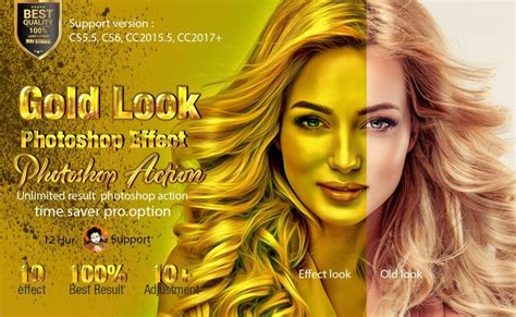 Gold Look Photoshop Effect-1 - FilterGrade