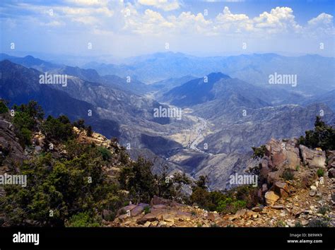 Asir Saudi Arabia Mountains & Valley Stock Photo - Alamy