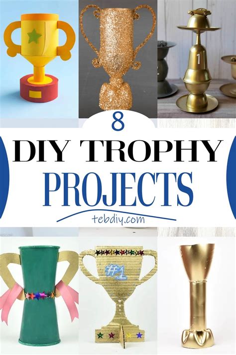 8 Customized DIY Trophy Projects For Different Sports - Teb DIY