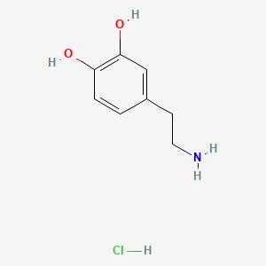 Dopamine Hydrochloride | C8H12ClNO2 | CID 65340 - PubChem