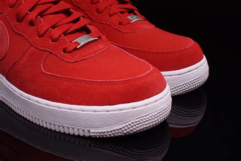 Nike Air Force 1 High 07 Red Suede - Sneaker Bar Detroit