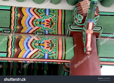 Traditional Korean Architecture Gyeongbokgung Palace Gyeongbok Stock ...