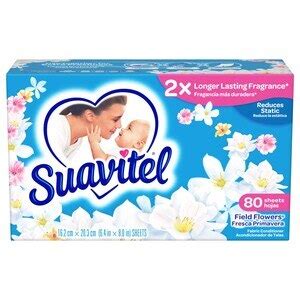 Suavitel Fabric Conditioner Sheets Field Flowers