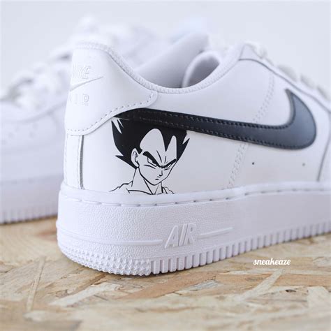 Nike Air Force 1 custom - Dragon Ball Z Vegeta – SNEAKEAZE CUSTOMS