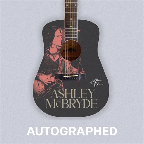 Ashley McBryde Autographed Acoustic Guitar