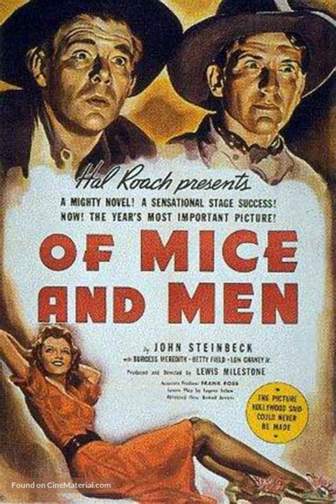 Of Mice and Men (1939) movie poster