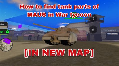 How to find tank parts of MAUS in WAR TYCOON [ON NEW MAP] - YouTube