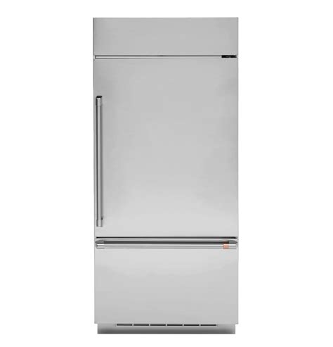 Café™ 21.3 Cu. Ft. Built-In Bottom-Freezer Refrigerator - CDB36LP2PS1 - Cafe Appliances