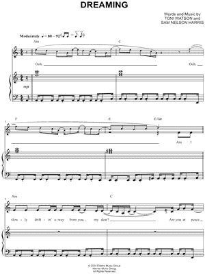 "Dreaming" Sheet Music - 1 Arrangement Available Instantly - Musicnotes