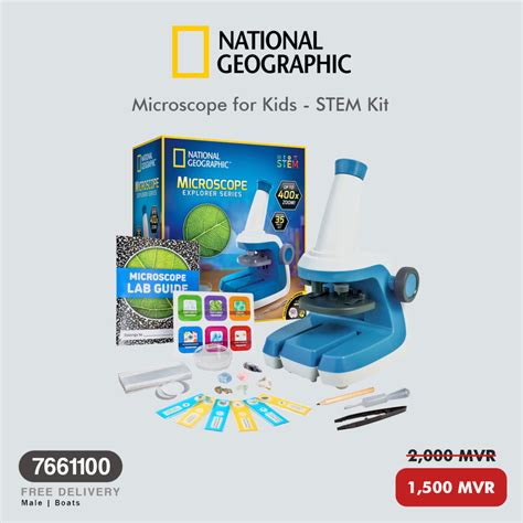 NATIONAL GEOGRAPHIC Microscope for Kids - STEM Kit | iBay