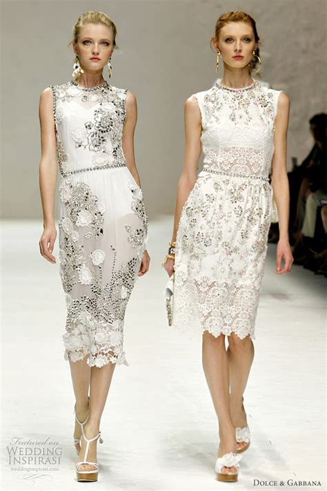 Billionaires Lounge: Most Beautiful Dolce Gabbana Dresses (SS2011)- White Lace and Crystals