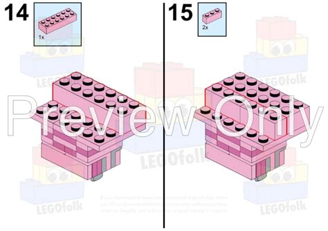 LEGO MOC Buff Axolotl by brickfolk | Rebrickable - Build with LEGO