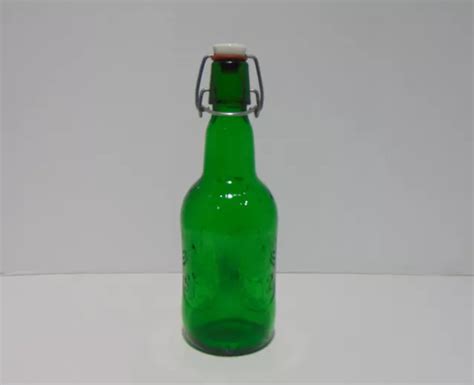 GROLSCH LAGER ONE Pint Green Glass Beer Bottle Ceramic Cap Embossed $6.00 - PicClick