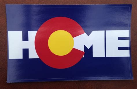 Colorado Flag Bumper Sticker Home - Etsy