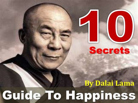 10 insightful quotes by Dalai Lama # Guide to happiness