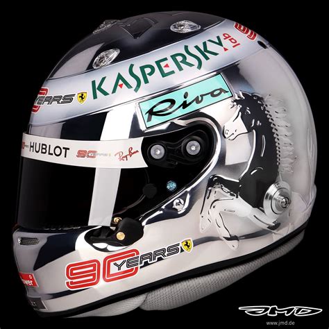 In pictures: Sebastian Vettel's special Ferrari helmet design for the 2019 Singapore GP