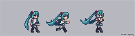 Hatsune Miku Pixel Art Animation by LunarDignity on DeviantArt