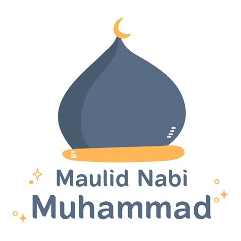 greeting text of maulid nabi muhammad 3857542 Vector Art at Vecteezy