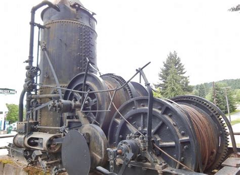 Willamette Steam Donkey Engine Historical Marker