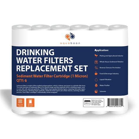 Best 1 Micron Water Filter Replacement Cartridge - Home Tech